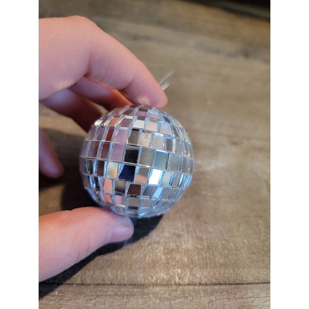 Glass Disco‎ ball ornament Xmas